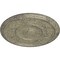 Ekena Millwork Tyrone Ceiling Medallion (Fits Canopies up to 6 3/4"), 16 1/8"OD x 3/4"P, Castle Stone Crackle CM16TYCSC - alternate 2